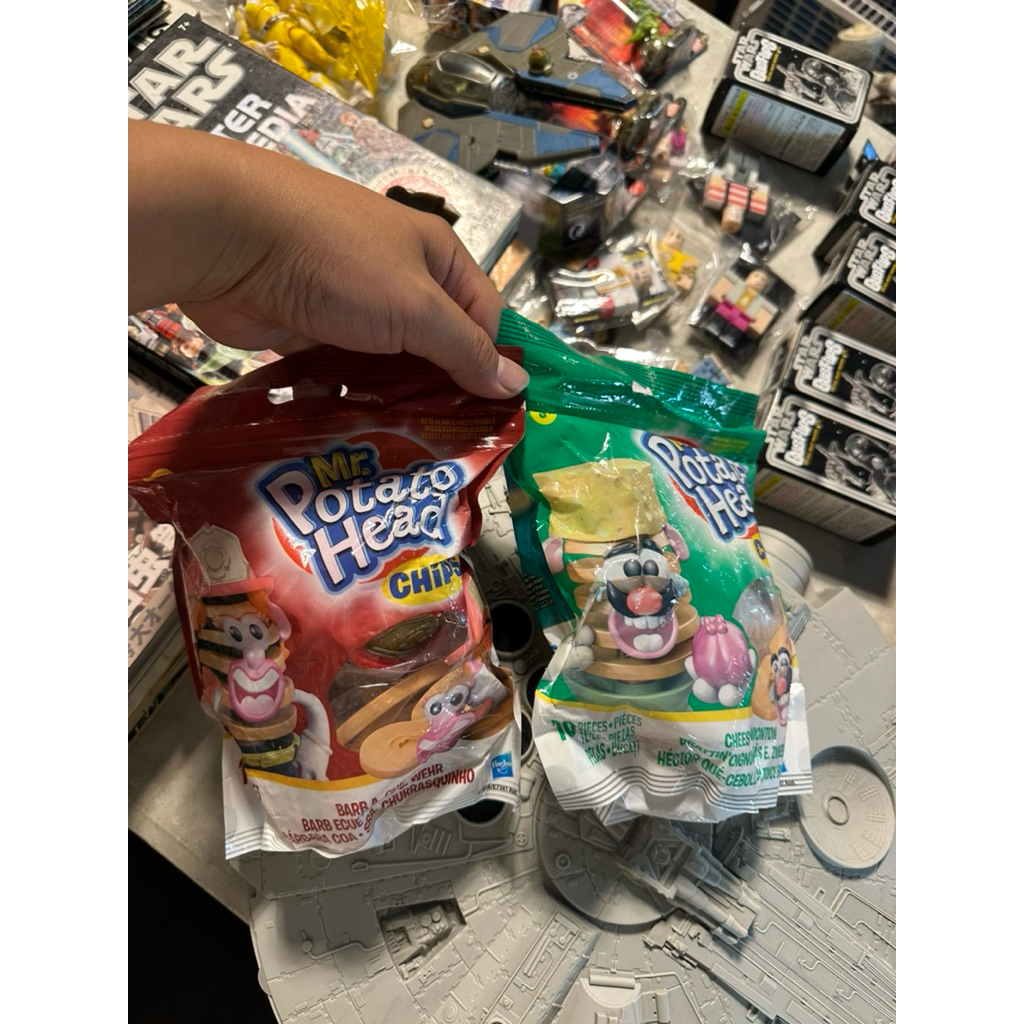 Hasbro Mr. Potato Head Chips Cheesie Onionton - Giocattolo Impilabile Per Bambini 3+ Anni Con 10 Pezzi