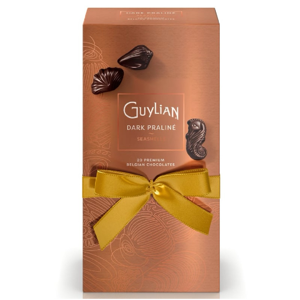 New Year Gift Set Guylian Dark Praline Sea Shell Chocolate225g/Guylian ...