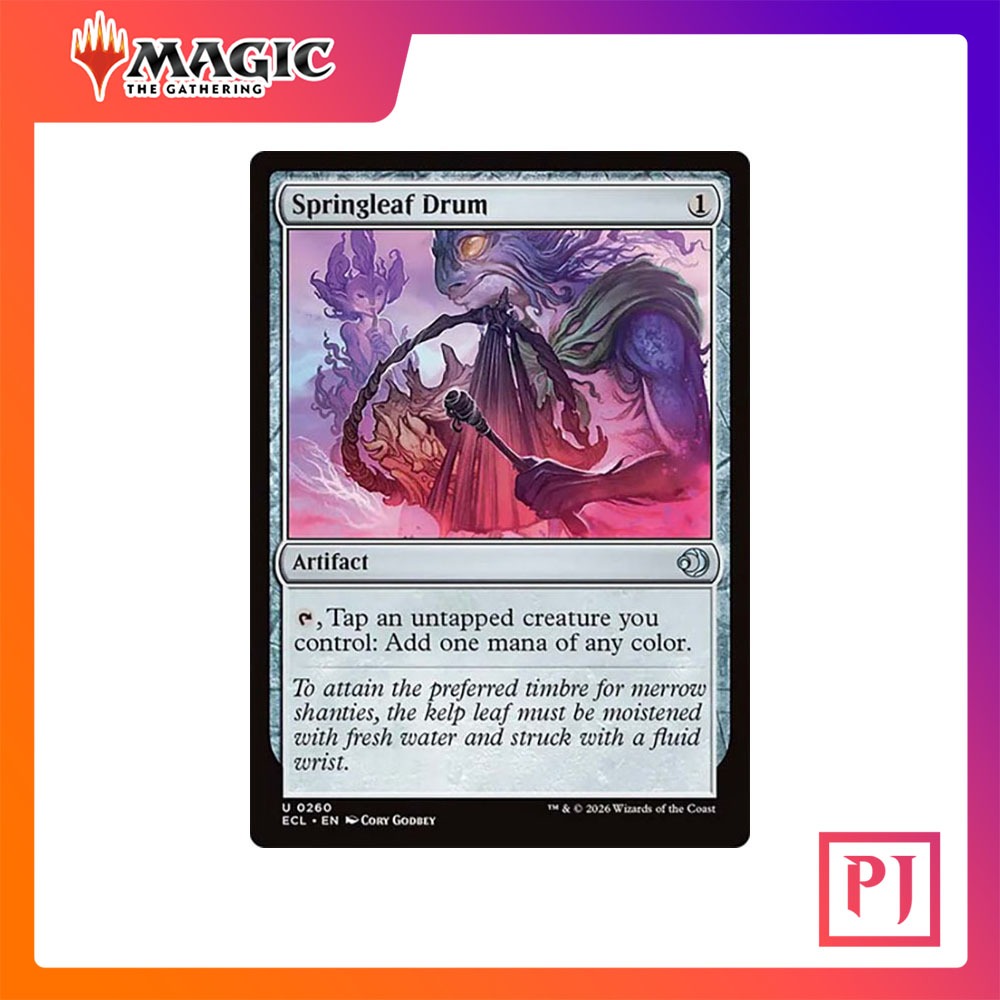[MTG] Springleaf Drum [ECL] [ARTIFACT] [UNCOM] [NORMAL] [ENG] (Magic ...