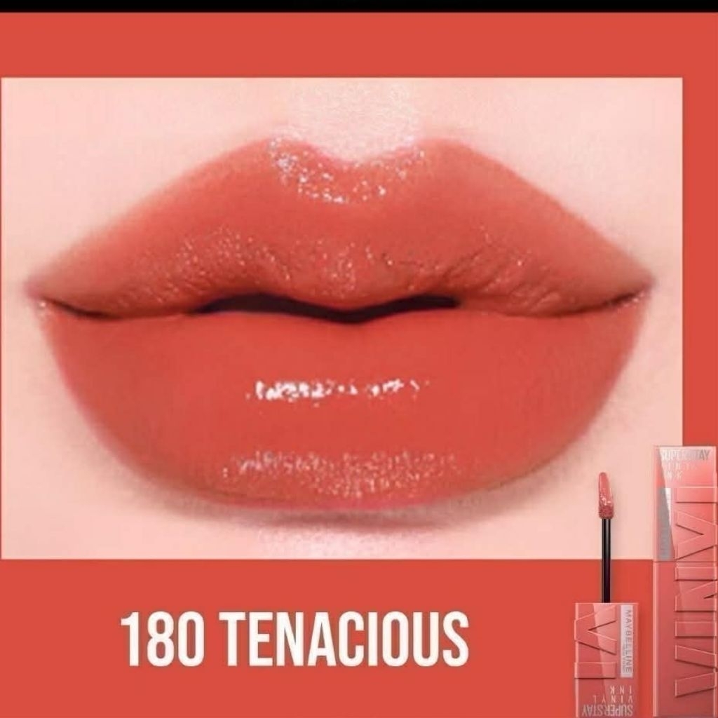 (Produced 09/2023) MAYBELLINE SUPER STAY VINYL INK LIPSTICK No. 180 ...