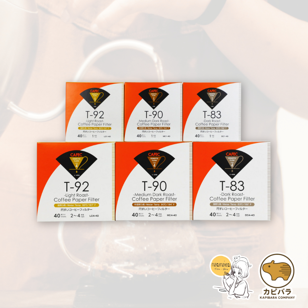 CAFEC Specialty Paper Filter 40sheets Coffee Filter Paper | Shopee ...