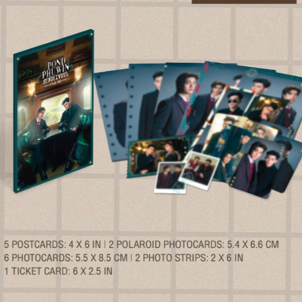 GMMTV-Collectible Random Card | PondPhuwin Rendezvous Fancon Mini