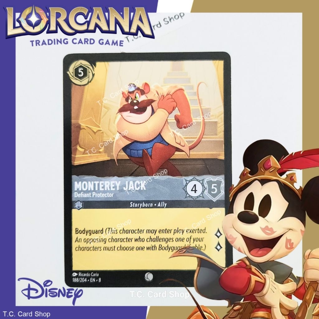 Monterey Jack-Defiant Protector-188/204 C-Disney Lorcana (Disney ...
