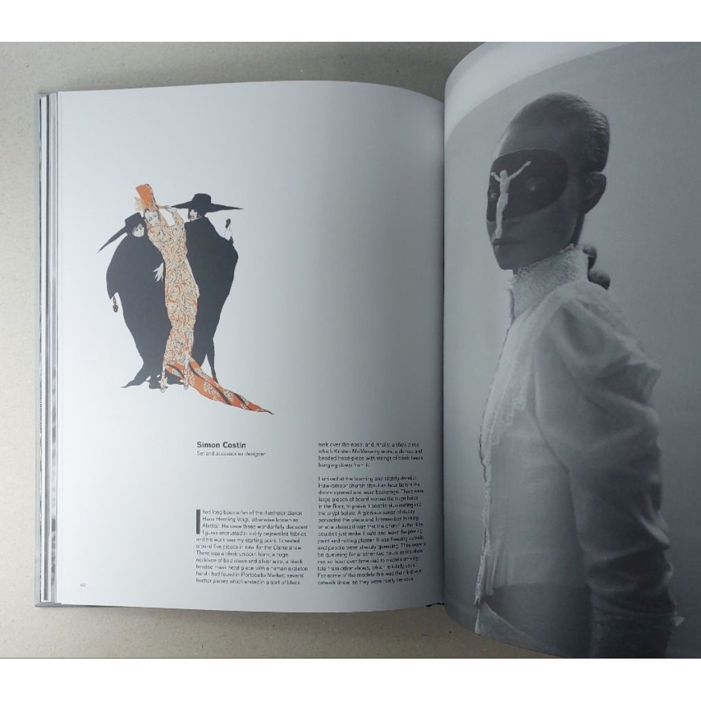 Book Fashion Photo English inferno Alexander McQueen 128Page