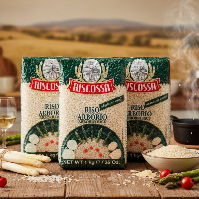 Risotto Arborio Rice RISCOSSA 1kg. Italian For Making Menus | Shopee ...