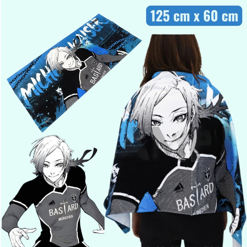 D354 Blue Lock Towel Michael Kaiser Pattern | Shopee Philippines