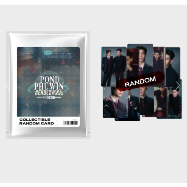 GMMTV-Collectible Random Card | PondPhuwin Rendezvous Fancon Mini