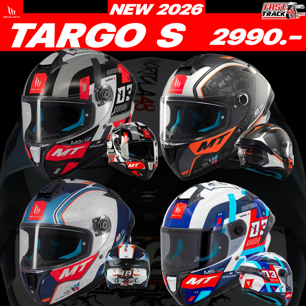 MT Full Face Racing Helmet From Spain TARGO S NEW 2026 Model | Shopee ...