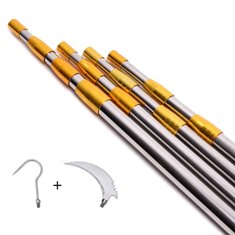 Foldable Fishing Rod Multi-Channel Made Of Rust-Free Steel Outdoor ...