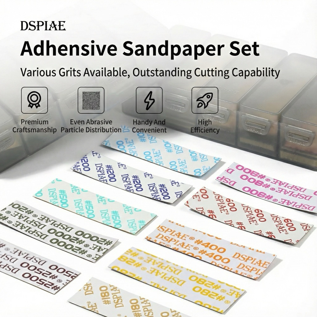 DSPIAE Sticker Sandpaper For Removing Cutting Marks Scratches Gundam ...