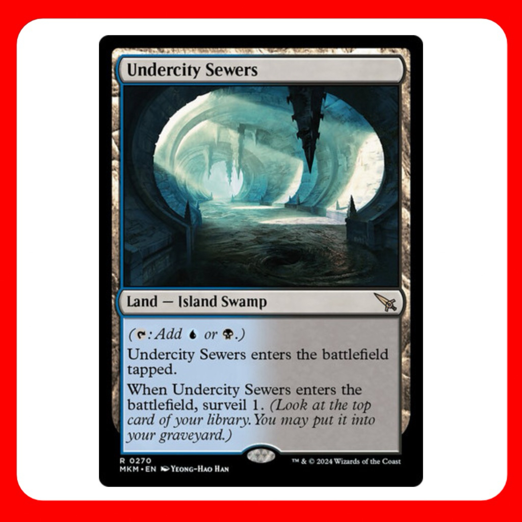 [MTG] Undercity Sewers [MKM] [LAND] [RARE] [NORMAL] [ENG] (Magic Card ...