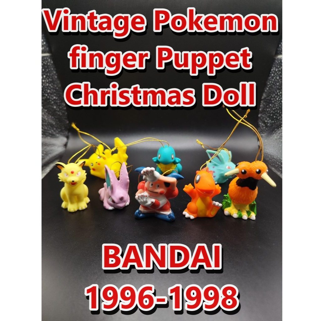 Pokemon finger Puppet Wearing Fingers Christmas Doll Tree Arm Pokémon ...