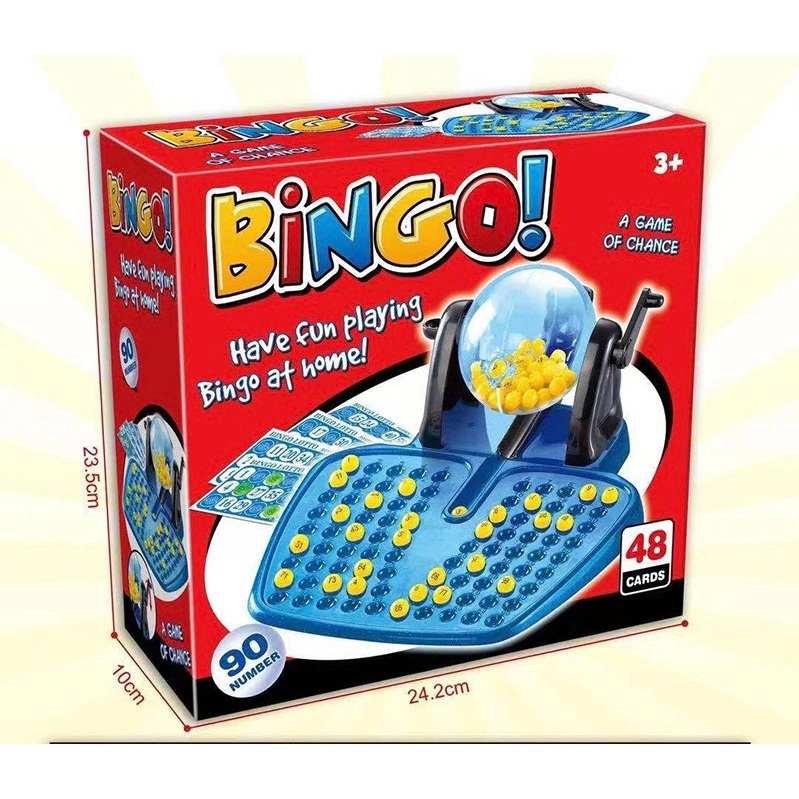Bingo Lotto Game Box 90 Numbers 48 Cards Educational Toys Children's ...