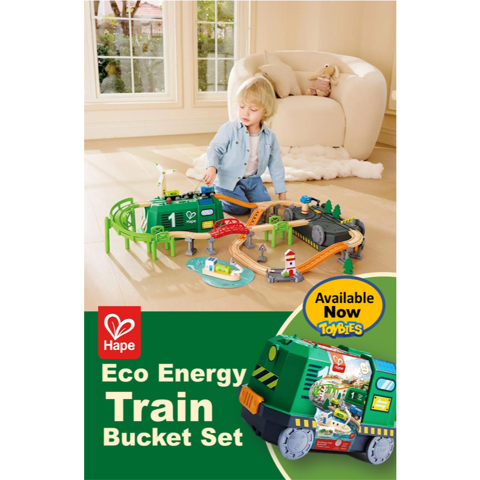 Hape-Eco Energy Train Bucket Set With Storage Tank (3y+) | Shopee ...