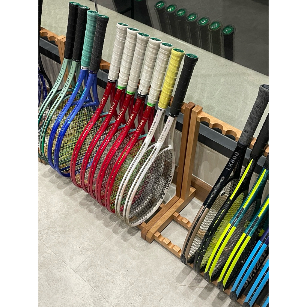 12 Tennis Racket Rack Made Of Real Wood | Shopee Philippines