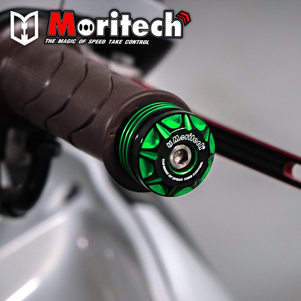 Handlebar End Nut Modified CNC Moritech Two-Tone Color DM-i2 For ...