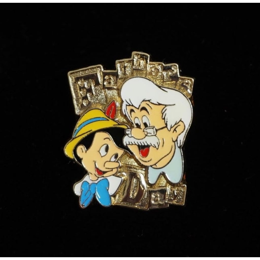 Rare Very Cute Disney Character Clips Pinocchio and Geppetto and Cute ...