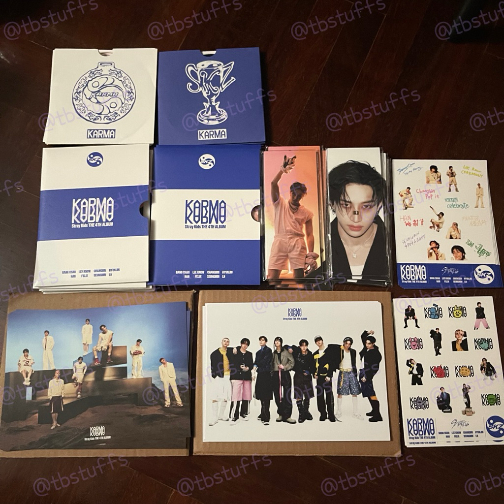 Album Stray Kids KARMA Mystery Hooray Ver. Separate Pieces Postcard Cd ...