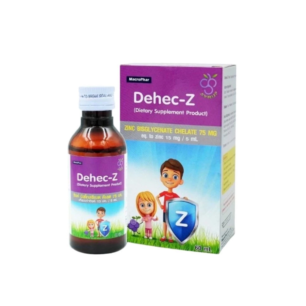 DEHEC-Z 60ml Zinc Supplement For Children (1 Bottle 60ml.) | Shopee ...