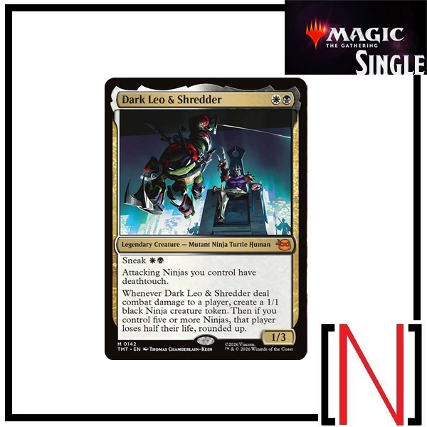 good black cards mtg Dark Leo & Shredder [142] [Teenage Mutant Ninja Turtles] [Foil] – Face to  Face Games main image 1