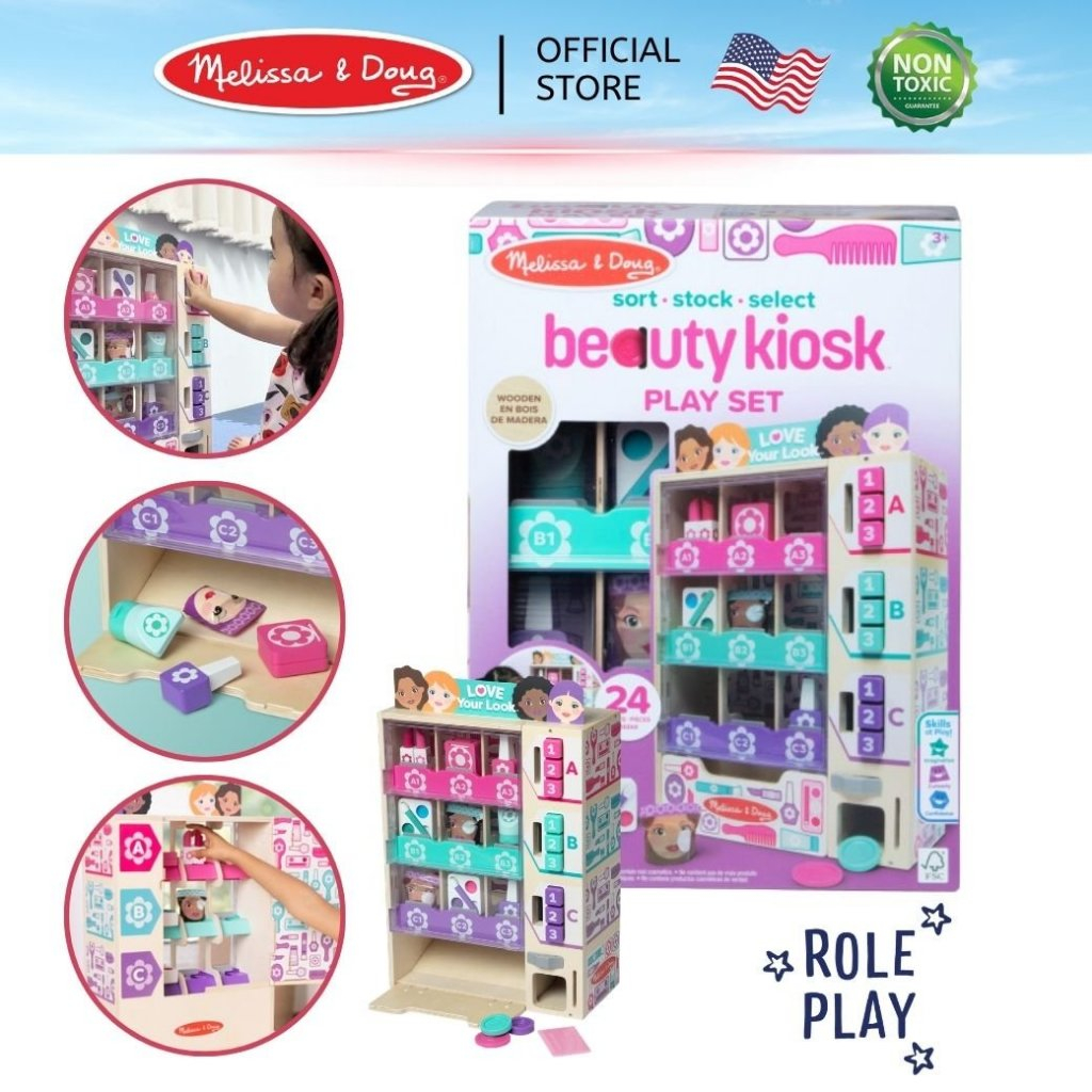 Coin Vending Machine Sort Stock Select Beauty Kiosk Play Set Model 6704 ...