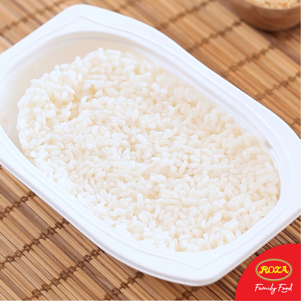 Roza Ready To Eat Meal Menu Jasmine Rice Size 150 G. Steamed | Shopee ...