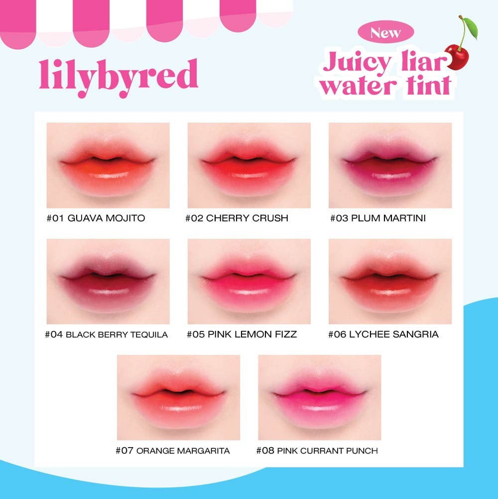 LILYBYREDJuicy Liar Water Tint (4ml) Lyr Lipstick Shopee Philippines