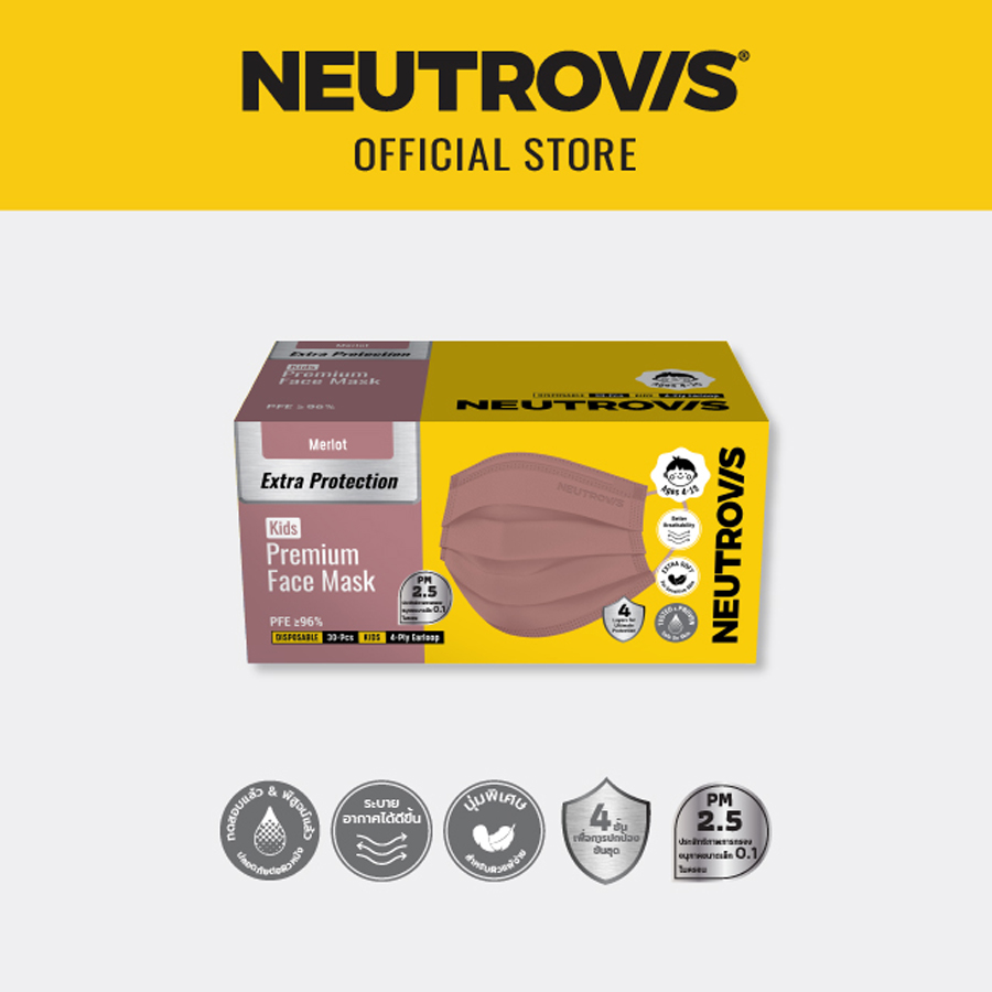 Neutrovis Slender Face Dust-Proof 4-Ply Marlo Color 30pcs. | Shopee ...