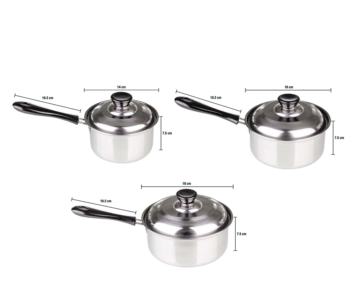 RRS Single Handle Pot Size 14/16/18 cm. (You Can Choose The Size)- Be ...