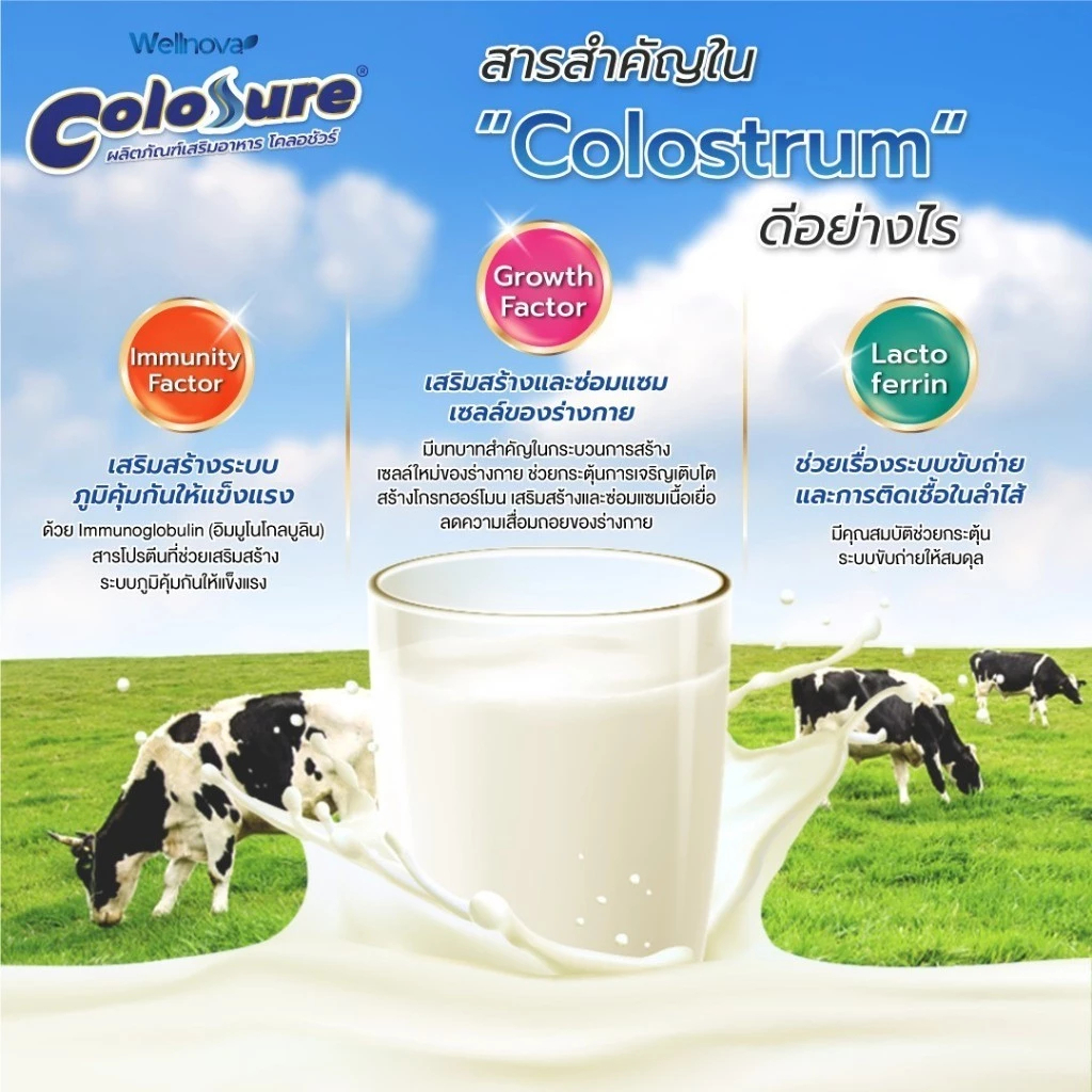 Colosure-High Protein Dietary Supplement There Is A Colostrum. Vanilla ...