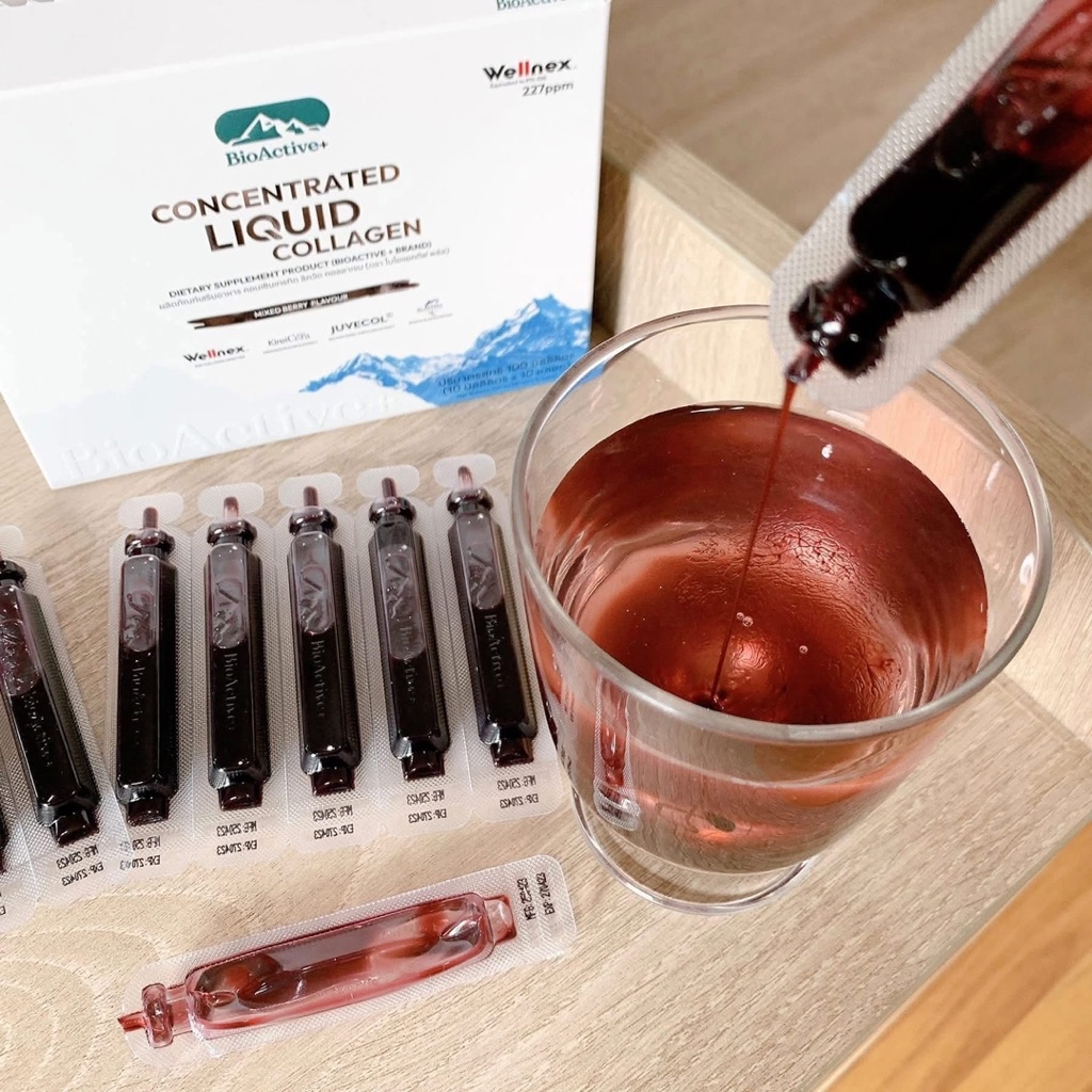 BioActive + Concentrated Liquid Collagen Flavor Mixed Berry [Box/Trial ...