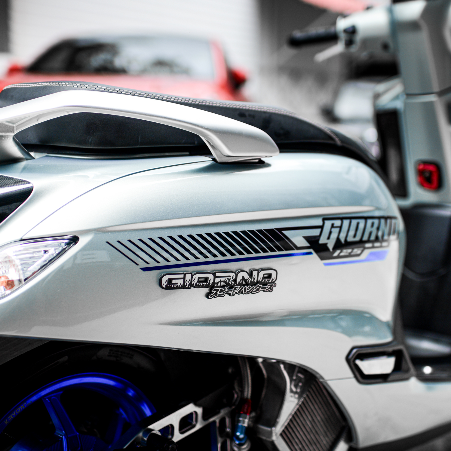 Car Decoration Stickers Honda Giorno Pattern Racing | Shopee Philippines
