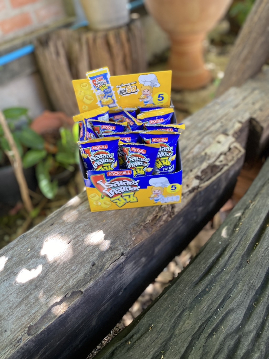 Roller Coaster Corn Crispy Cheddar Cheese Flavor 54g x 12packs | Shopee ...