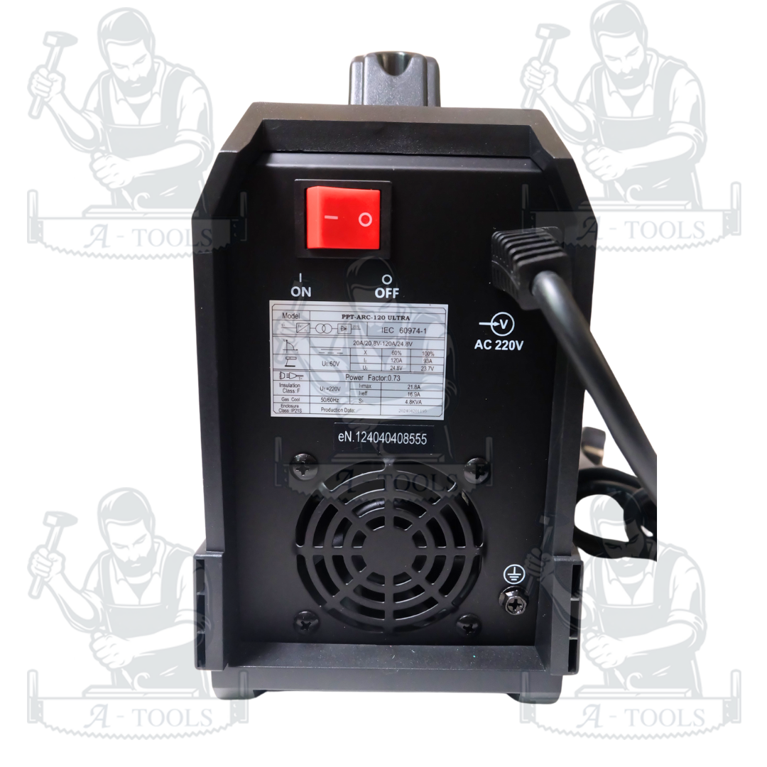 POWERTEX Model PTT-ARC-120 ULTRA Inverter Welding Machine MMA IGBT ...