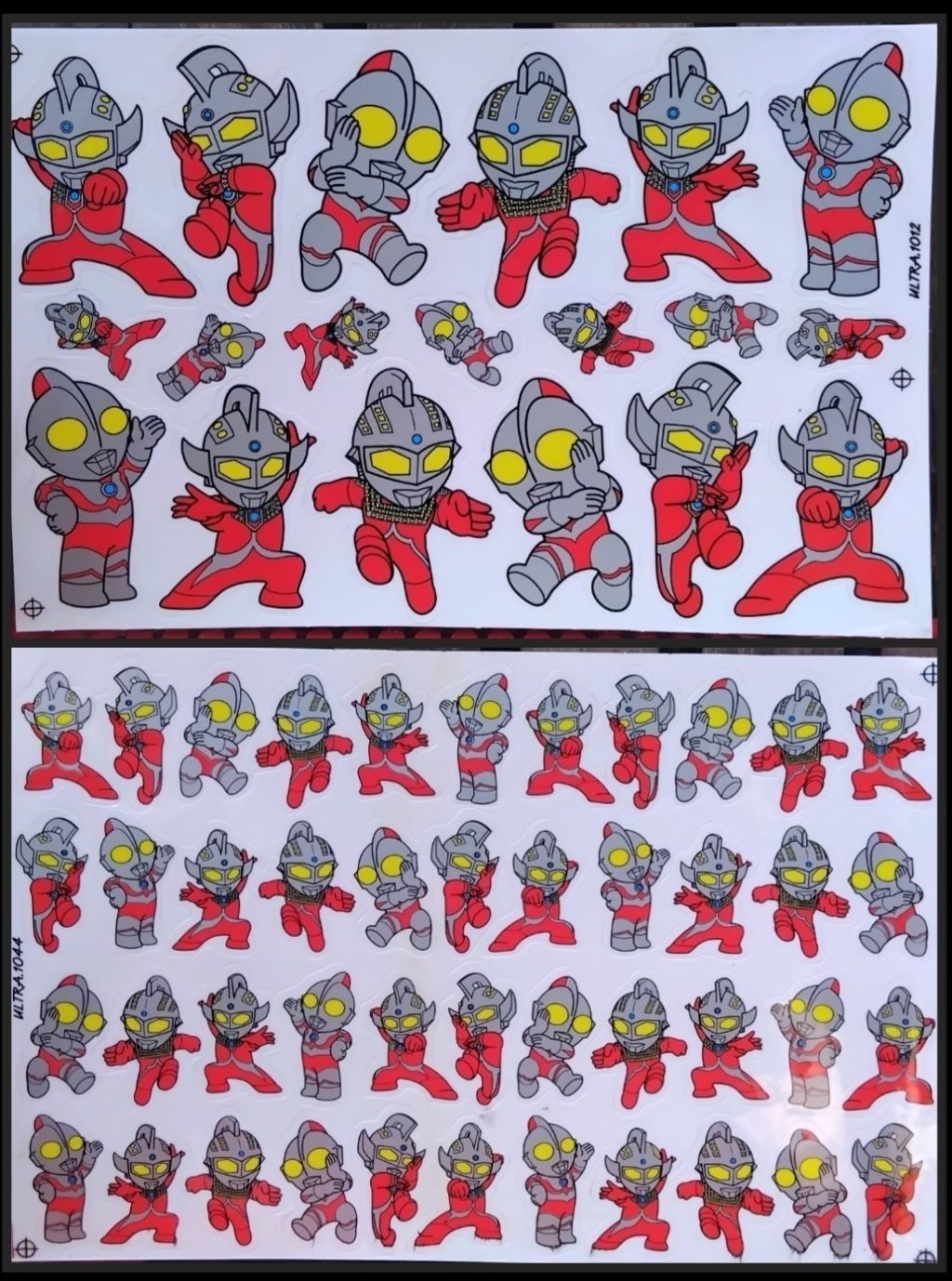 Vintage Stickers Die-Cut With Ultraman Sailor Moon And Rugrats Cartoon ...