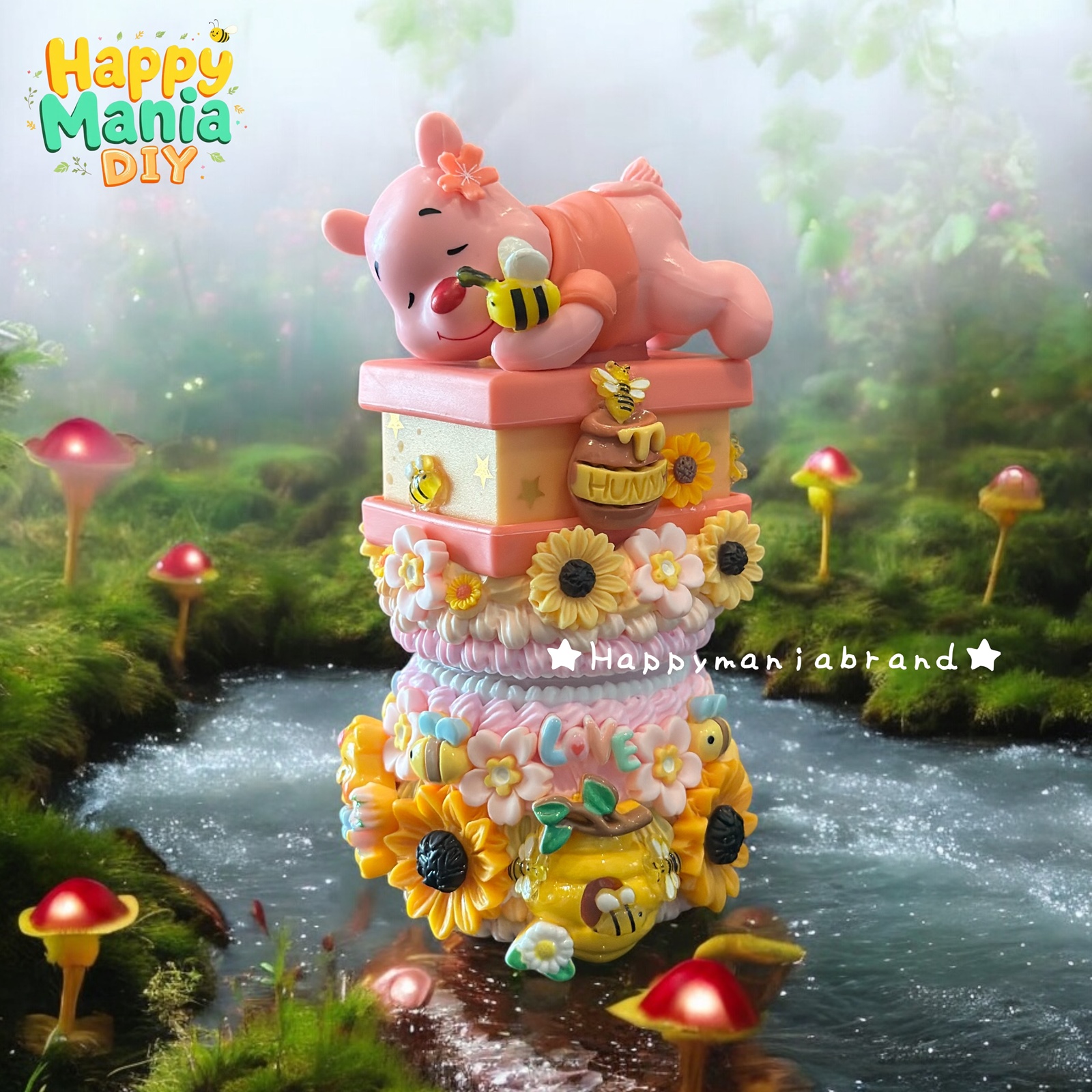 DIY Inhaler Case Cute Pooh Bear One Piece In The World | Shopee Philippines