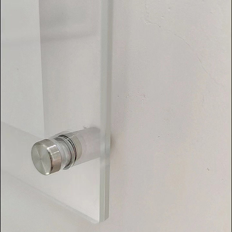 Acrylic Photo Frame Signage With Floating Pins Wall Mounted Sign Two ...