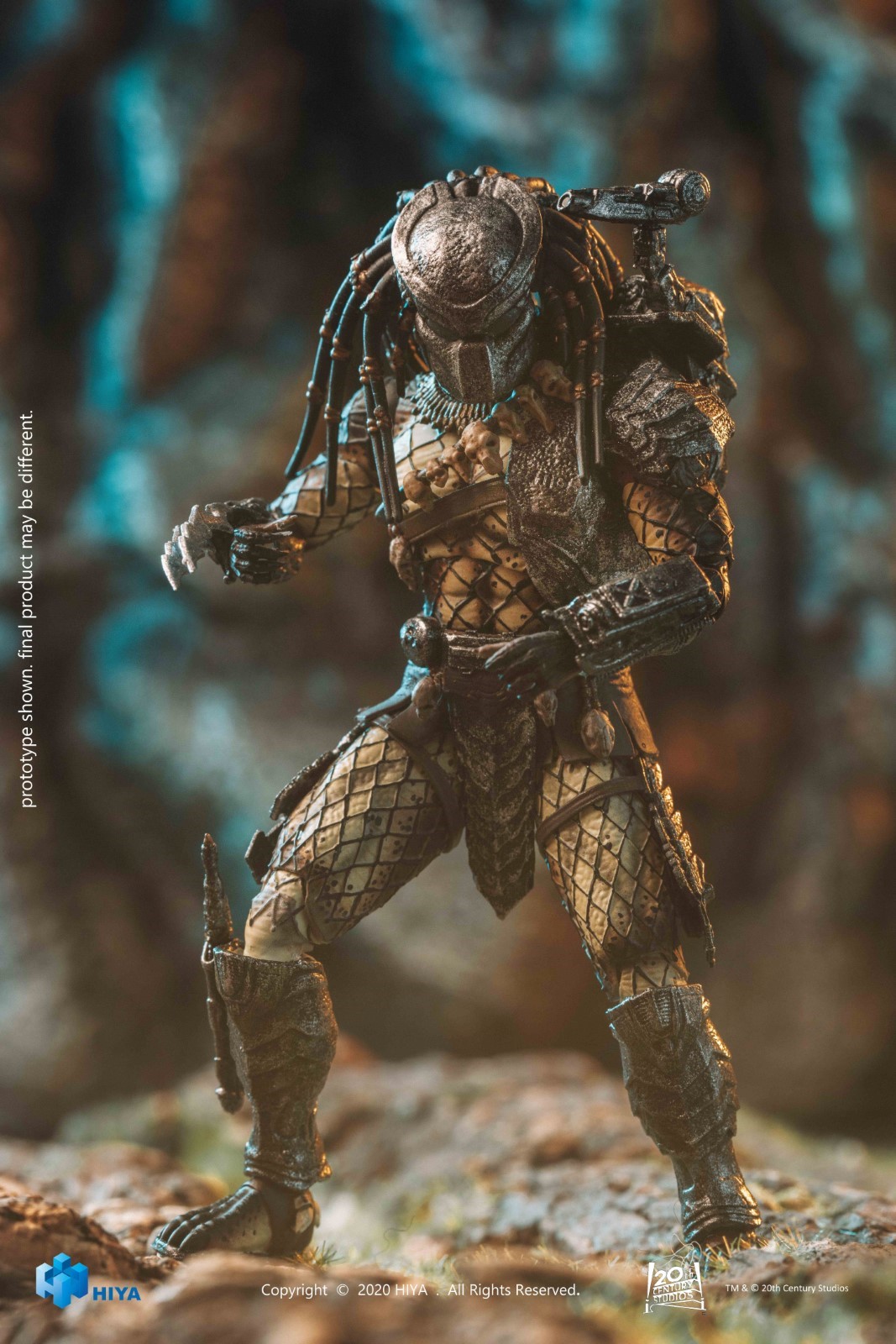 Hiya Toys Alien VS Predators Elian Predator Battle For Warts Youngblood ...