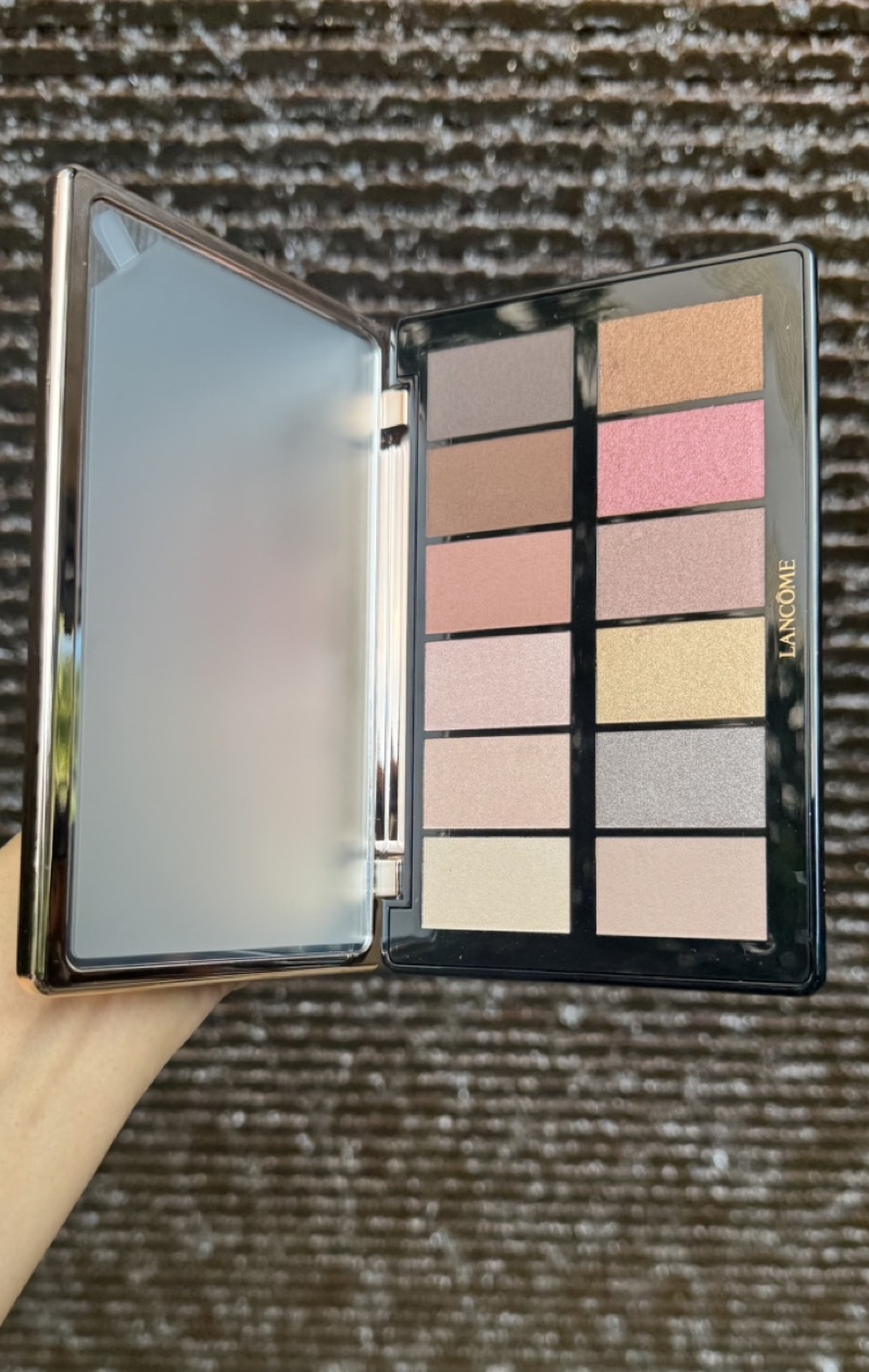 Lan com e Eye & Face Palette Holiday 2024 Rose Gold 12 Shadow Limited ...