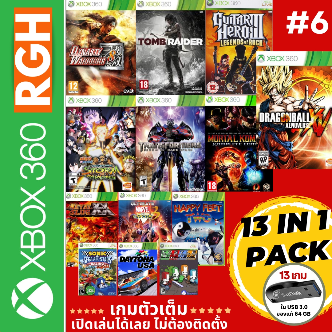 Dynasty warrior 8 Tomb Raider Guitar Hero 3 Naruto Revolution ...