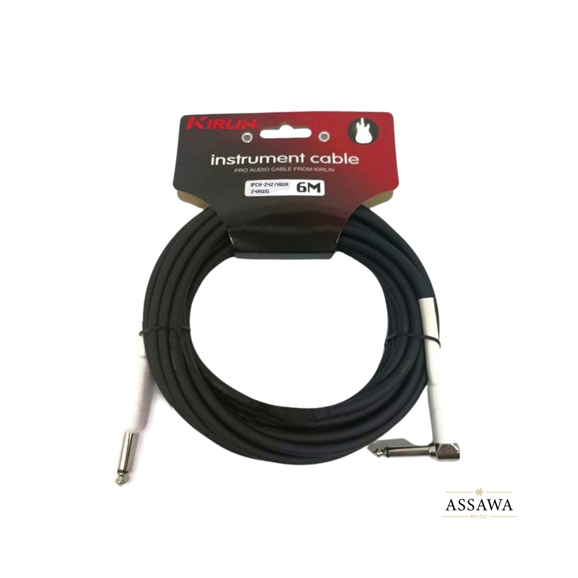 Kirlin CABLE IPCH-242 /24AWG PVC Jack 3 And 6 Meters White Head ...