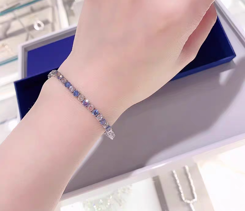 Big Discount! Ready To Ship Swarovsk MATRIX TENNIS Bracelet Women's ...
