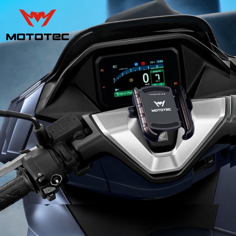 MOTOTEC MT-PCX 2025(QD) Motorcycle Phone Holder Set Quick Release Model ...