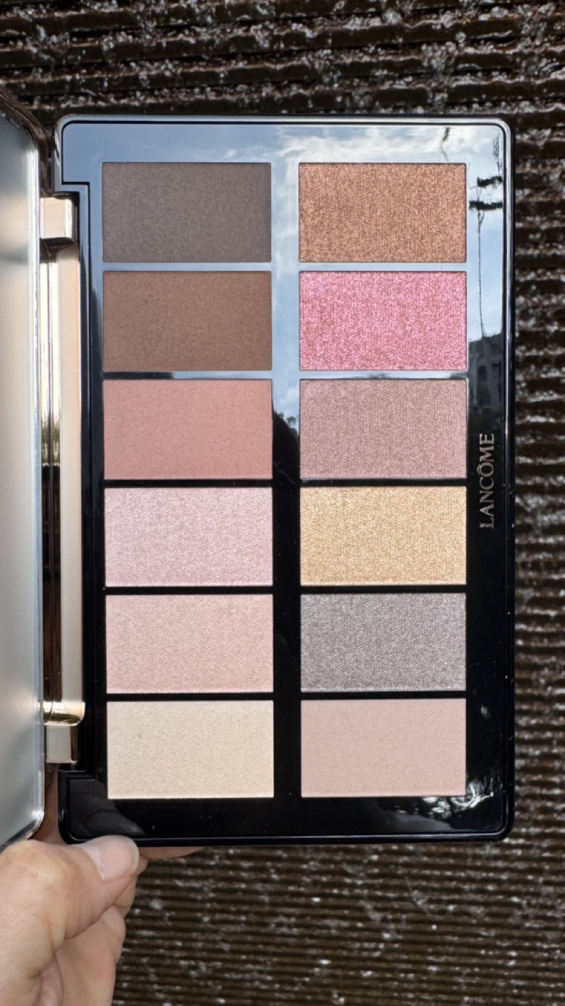 Lan com e Eye & Face Palette Holiday 2024 Rose Gold 12 Shadow Limited ...