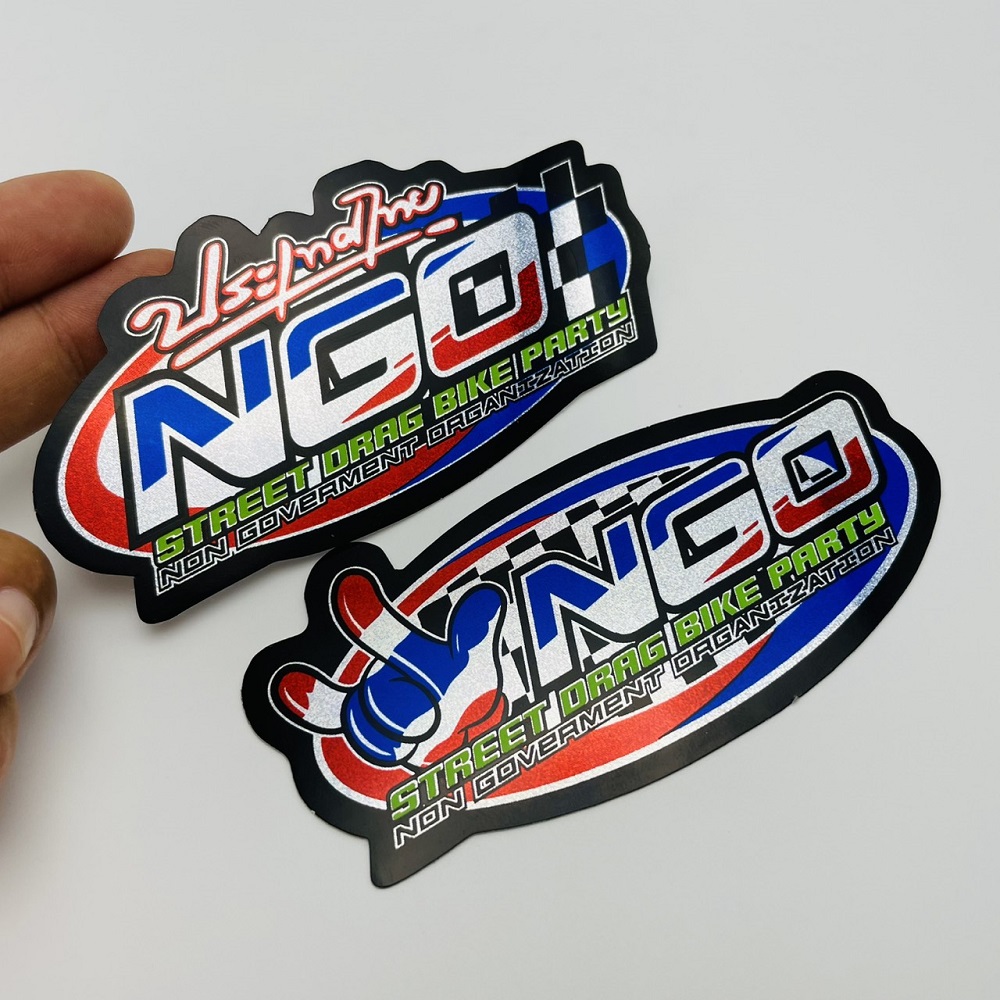 NGO Racing Thailand Reflective Stickers Car Decoration Motorcycle ...