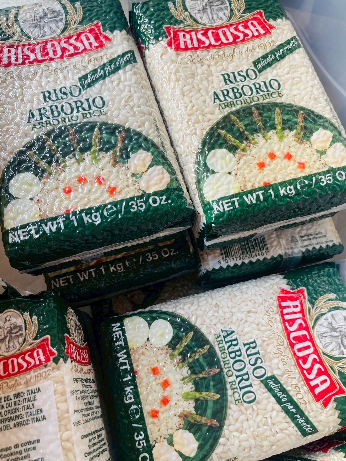 Risotto Arborio Rice RISCOSSA 1kg. Italian For Making Menus | Shopee ...