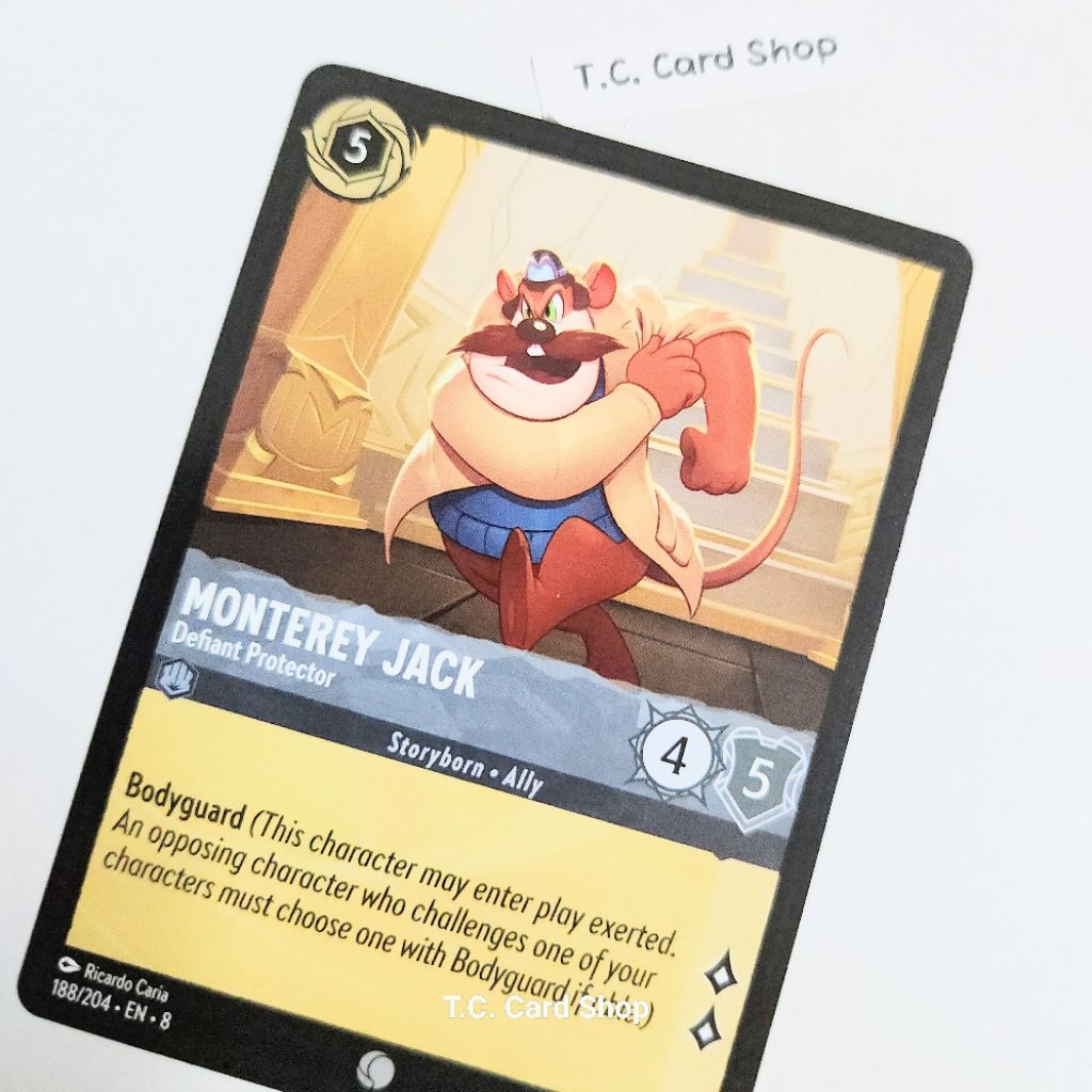 Monterey Jack-Defiant Protector-188/204 C-Disney Lorcana (Disney ...