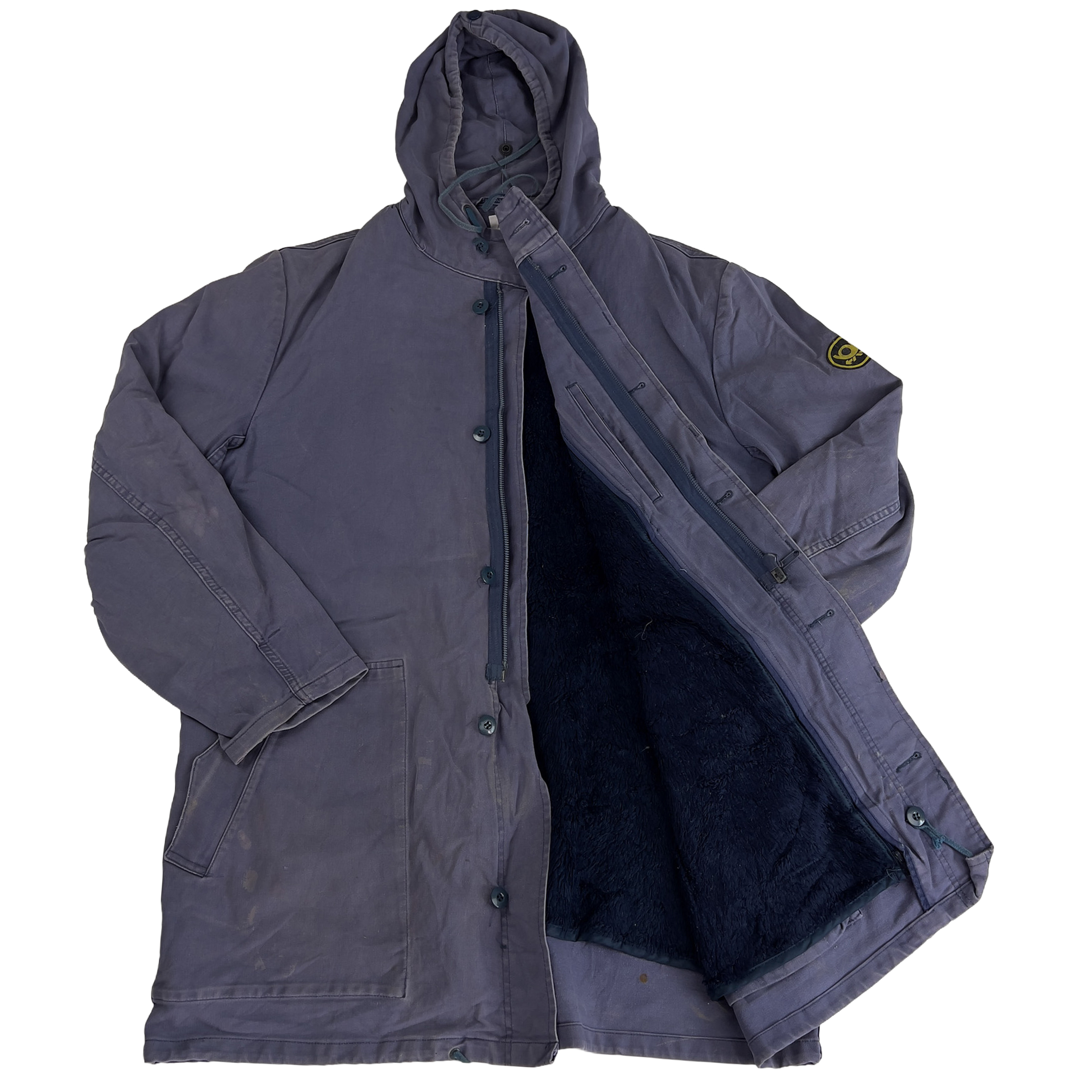 Vintage 80s German Postman Parka Hiking Jacket with Liner Euros ...