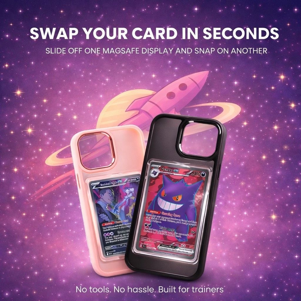 Pokemon TCG Card Protector Magsafe Case Magnetic (Free Card Holder ...
