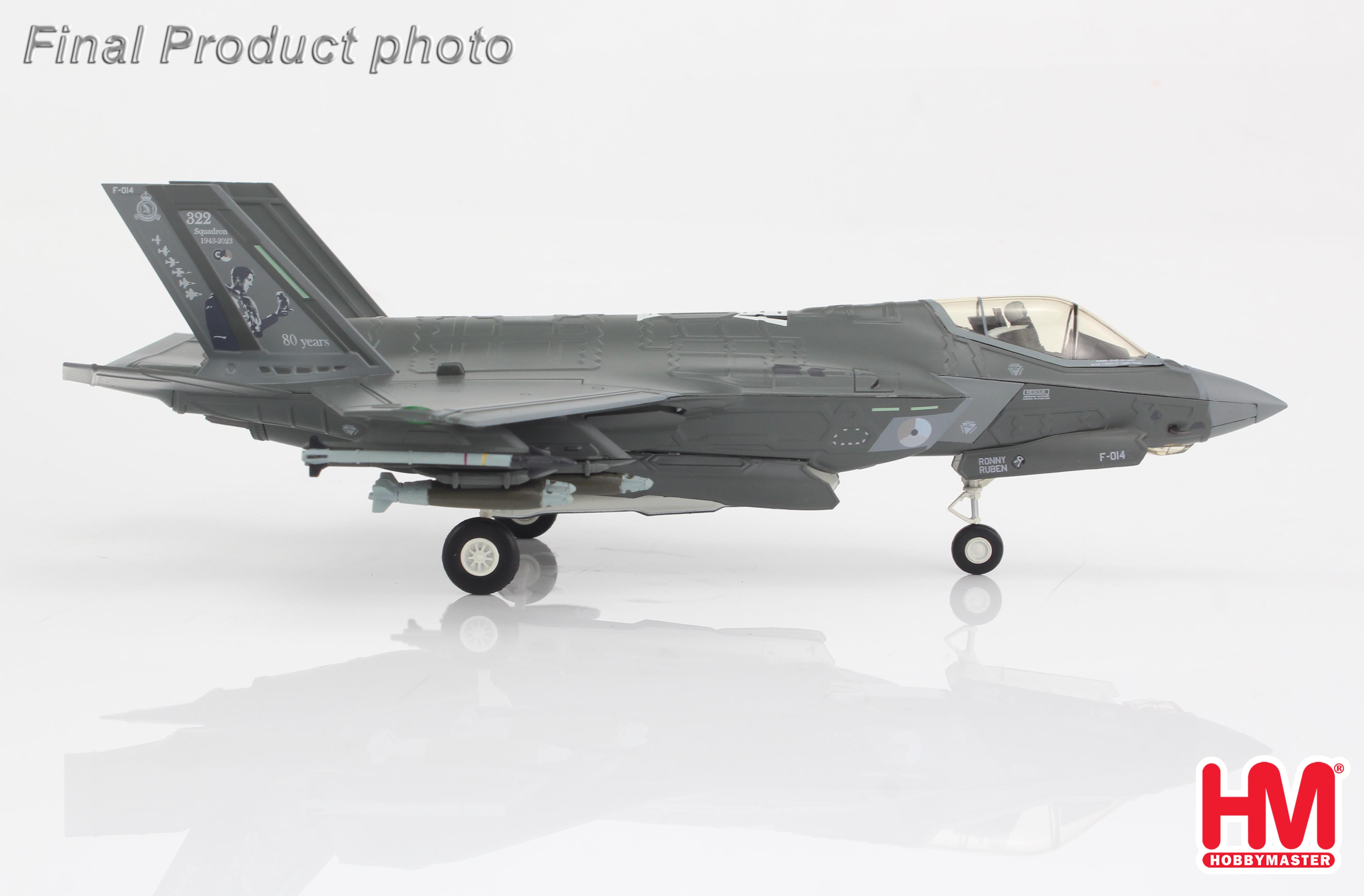 Hobby Master [HA4445] 1:72 F-35A Lightning II F-014 322 Sqn. RNLAF 2023 ...
